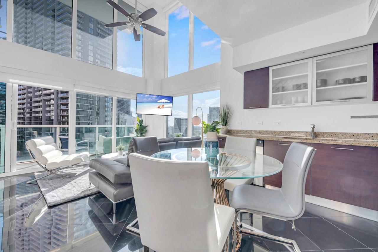 Iconic 2 Bedroom Loft Brickell-Stunning Views Miami Eksteriør billede
