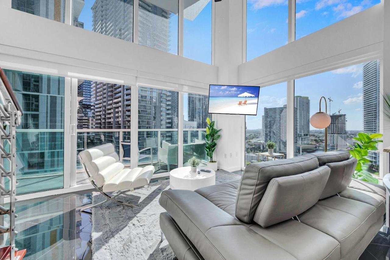 Iconic 2 Bedroom Loft Brickell-Stunning Views Miami Eksteriør billede