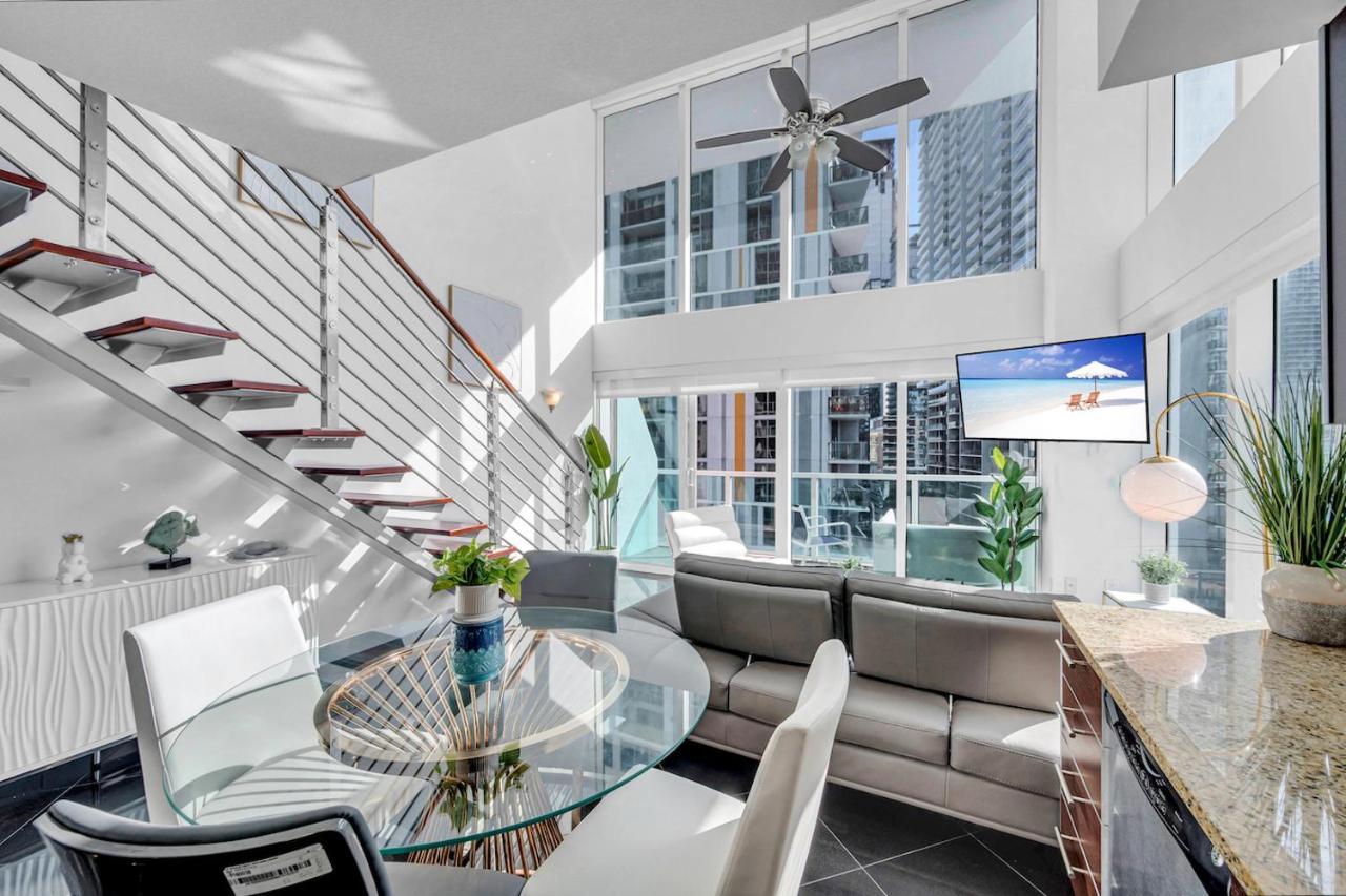 Iconic 2 Bedroom Loft Brickell-Stunning Views Miami Eksteriør billede